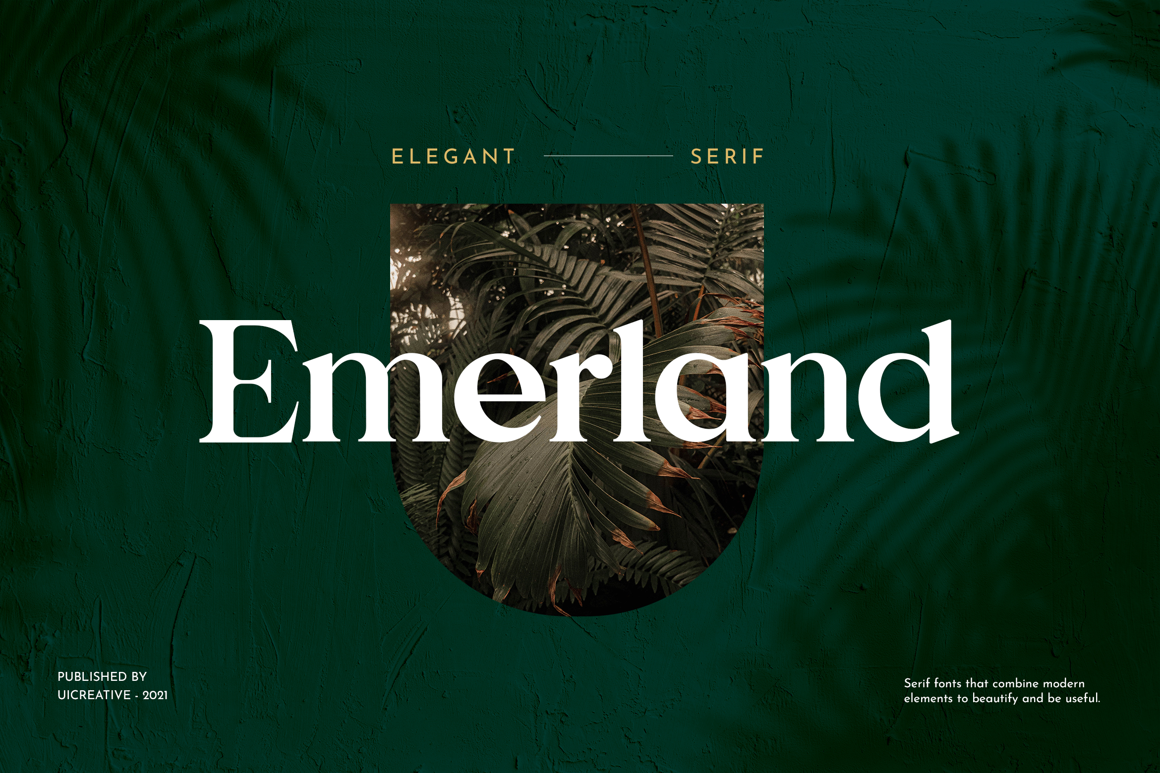 Emerland Serif Regular Font preview